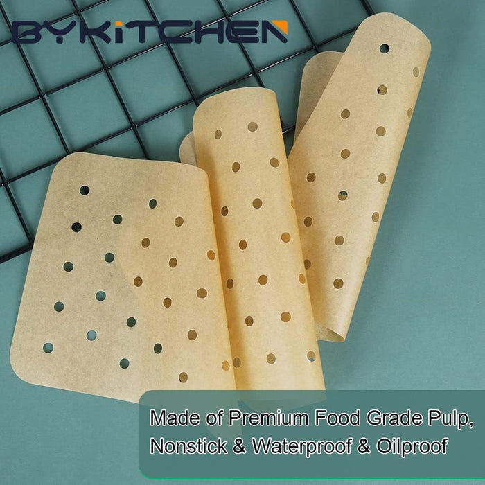 100Pcs Parchment Disposable Paper Liner for Ninja Foodi DZ401 Dual Air Fryer