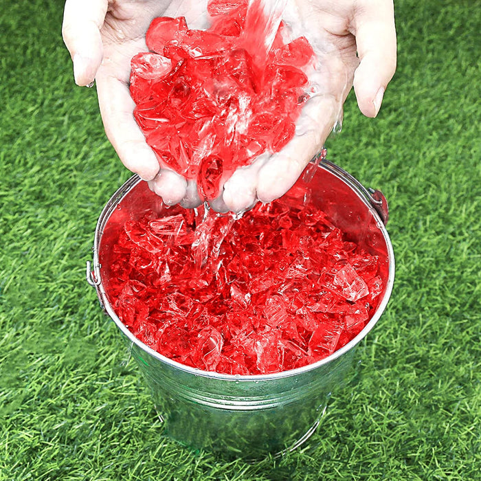1/2‘’ Red Fire Glass for Gas Fireplace and Fire Pits