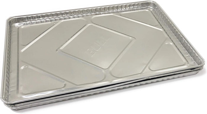 12 Pack Aluminum Grease Tray Liners for 30" Bull Grills