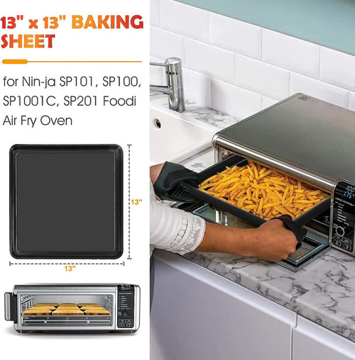 13" × 13" Nonstick Baking Tray Sheet Pan for Ninja Foodi SP100, SP101, SP1001C, SP201 8-in-1 Air Fry Ovens