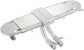 15 - 22'' Adjustable BBQ Grill Oblong Tube Bar Burner Assembly for Grill-Rite BP26040 Gas Grills