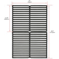 15" Grill Grates for Weber Genesis Silver A, Cast Iron Grill Replacement 7522