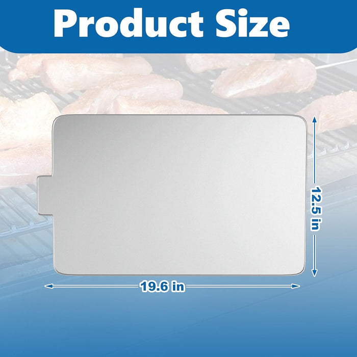 15 Pack BAC408 Drip Tray Liner for Traeger Tailgater 20 Series Wood Pellet Smoker Grills, 19.6 x 12.5 Inch Disposable Aluminum Grill Tray Liner