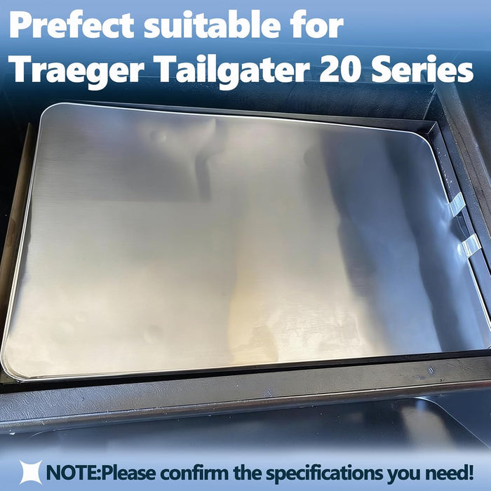 15 Pack BAC408 Drip Tray Liner for Traeger Tailgater 20 Series Wood Pellet Smoker Grills, 19.6 x 12.5 Inch Disposable Aluminum Grill Tray Liner
