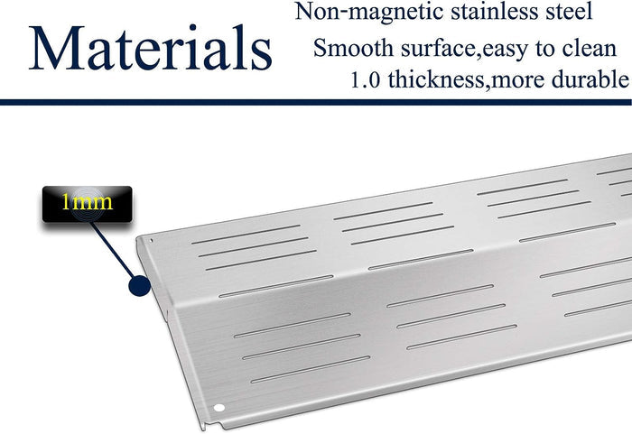 17 1/16" 3Pc Heat Plates Kit for Grand Cafe 1000, 2000, 3000, GC-1000, GC-2000, GC-3000 Grills