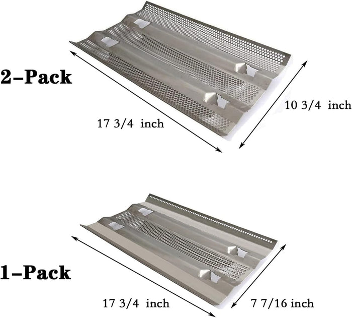 17 3/4" Heat Plates 3Pcs Kit fits for Fire Magic Gas Grills