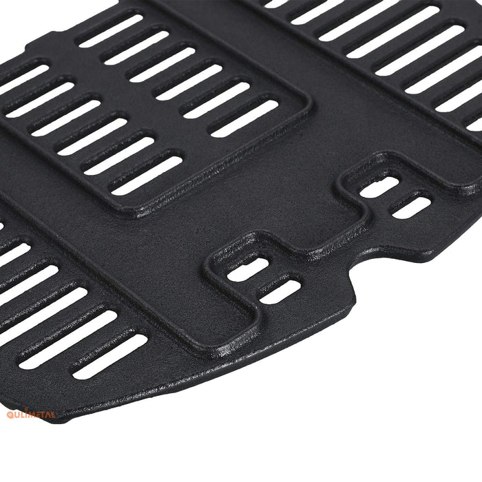 Weber 7644 Matte Cast Iron 17" Grill Cooking Grates Replacement 2 Pack