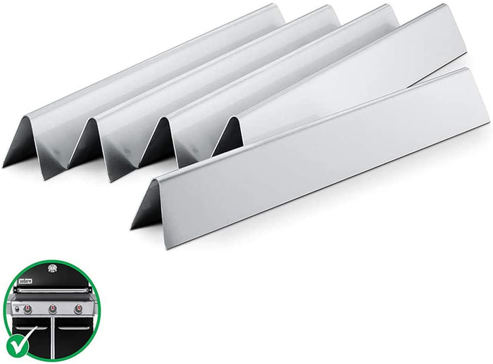 17.5'' Flavorizer Bars for Weber Front Knobs Genesis 300 Series 3 Burner Grills,for Genesis E310 E320 E330 S310 S320 S330 Grills