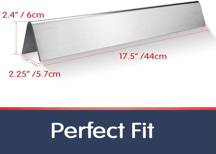 17.5'' Flavorizer Bars for Weber Front Knobs Genesis 300 Series 3 Burner Grills,for Genesis E310 E320 E330 S310 S320 S330 Grills