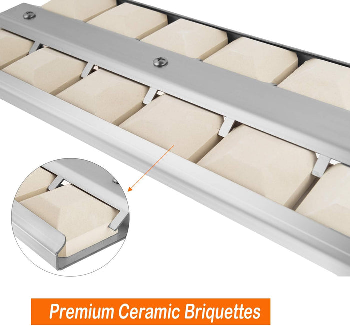 Grill Briquette Tray & Briquettes Set for Viking Ultra Premium VGBQ & VGIQ Series Grills
