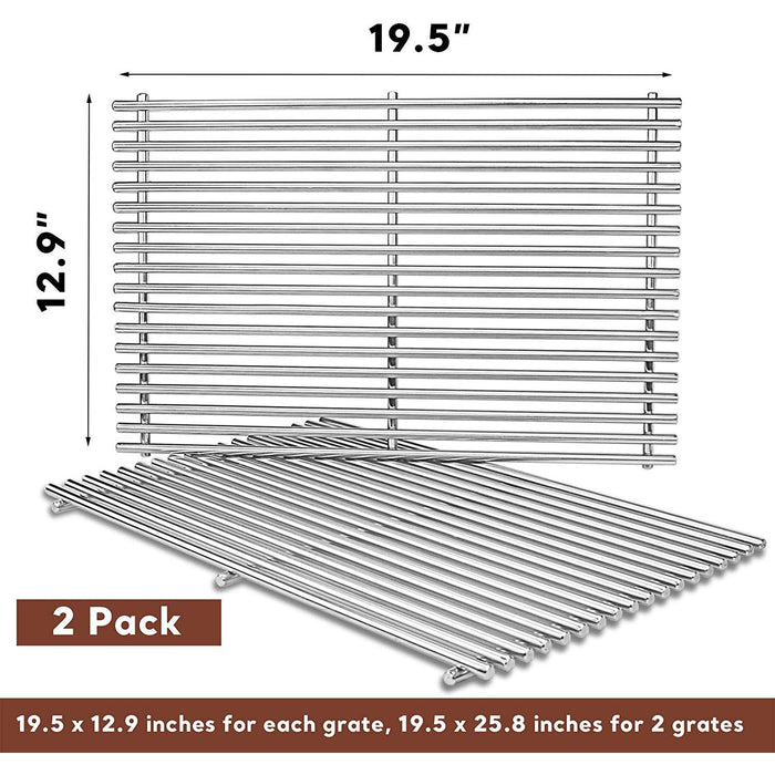 Weber 7524 Cooking Grates 19.5" Stainless Steel Grill Replacement Kit