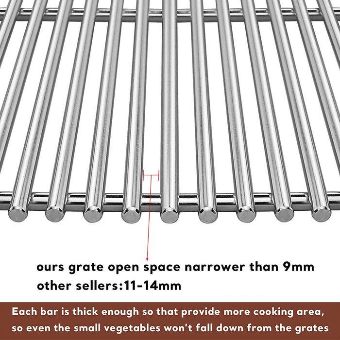 Weber 7524 Cooking Grates 19.5" Stainless Steel Grill Replacement Kit
