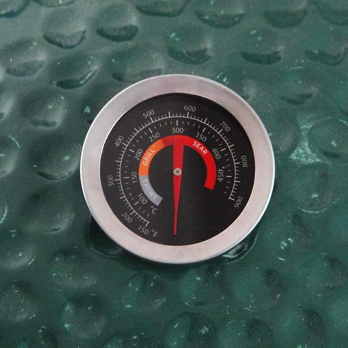 2" BBQ Grill Temperature Gauge for Big Green Egg and Char-Griller Kamado Ceramic Egg Smoker Grills