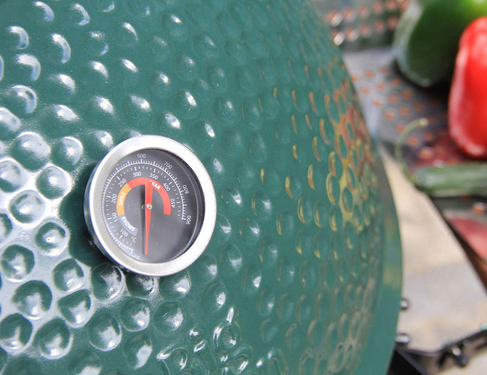 2" BBQ Grill Temperature Gauge for Big Green Egg and Char-Griller Kamado Ceramic Egg Smoker Grills