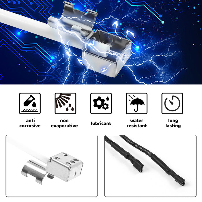 2 Outlet Electronic Igniter Kit Fits Charbroil Push Button Grill