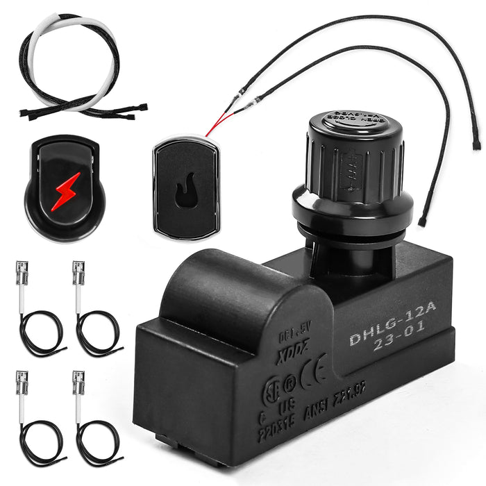 2 Outlet Ignition Kit for Char-Broil, Switch Spark Generator Push Button Kit, Gas Grill Parts