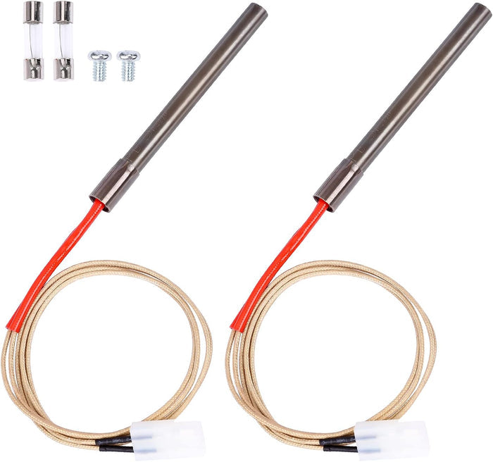 2 Pack Pit Boss Hot Rod Heating Element Ignitor Kit Wood Pellet BBQ Grill Replacement Parts