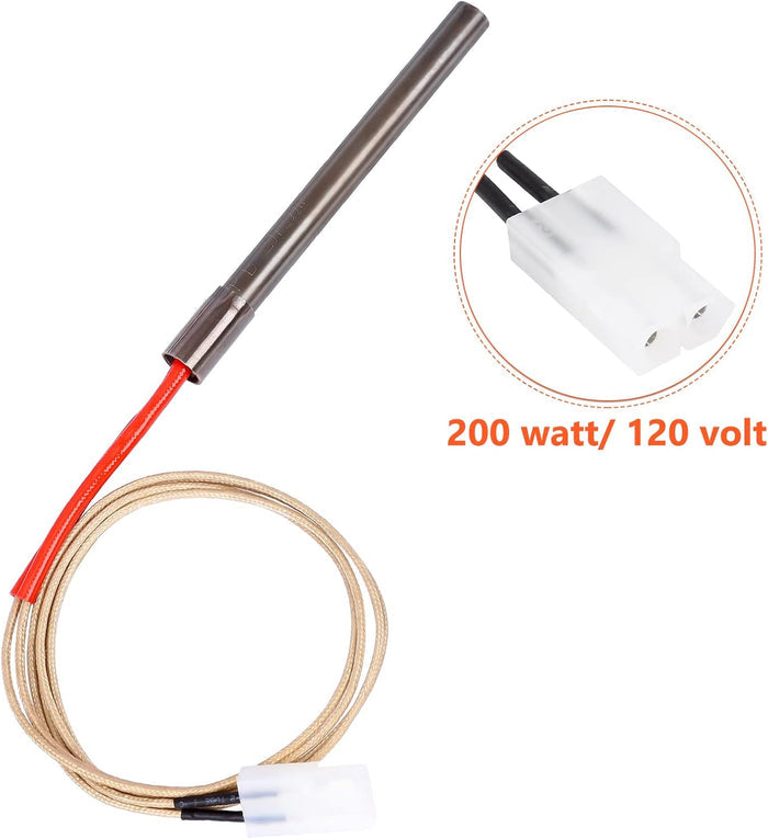 2 Pack Pit Boss Hot Rod Heating Element Ignitor Kit Wood Pellet BBQ Grill Replacement Parts