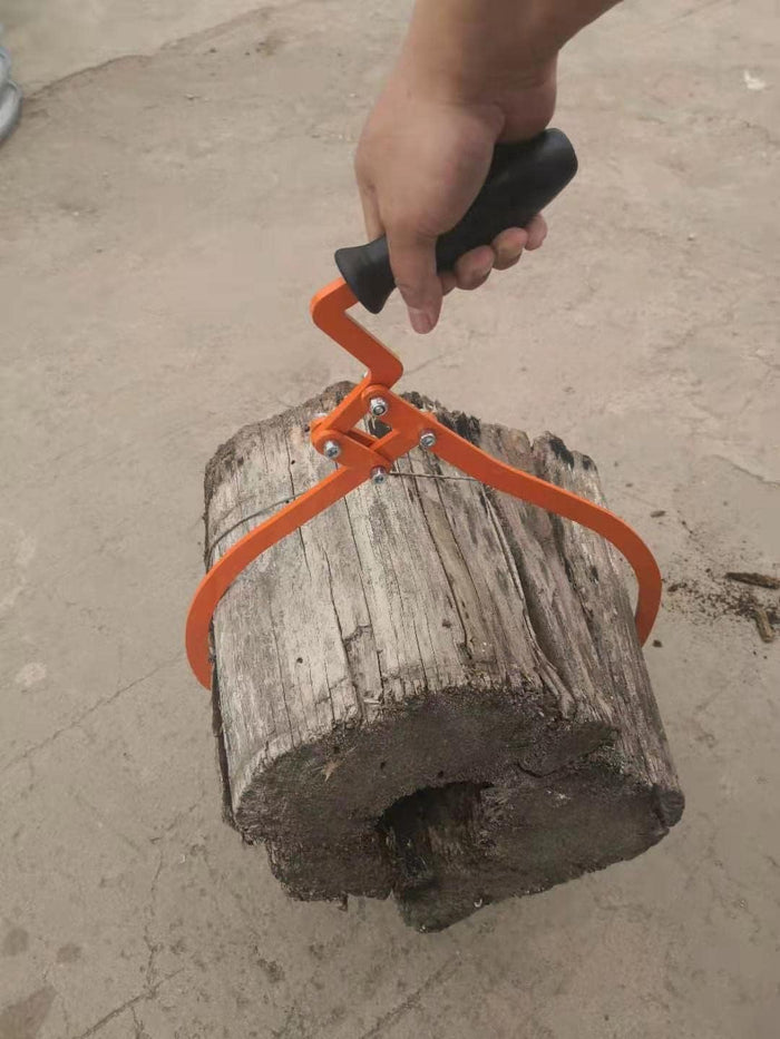 20" Log Tongs Logging Skidding Tongs Non-Slip Grip - Log Lifting, Handling, Dragging & Carrying Tool