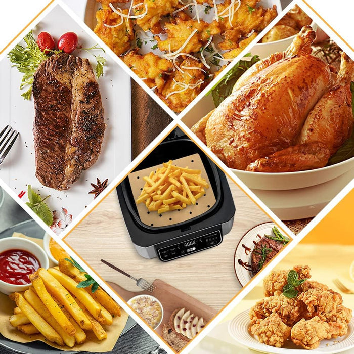 200pcs Disposable Paper Liners for Ninja AG301 Foodi 5-in-1 Indoor Air Fryer Grill