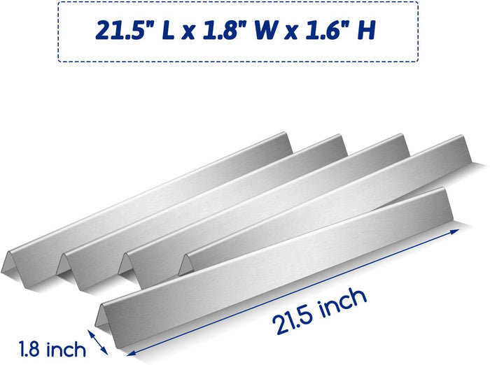 21 1/2'' Stainless Steel Flavor Bars Replacement Parts for Weber Genesis Silver A Gas Grills