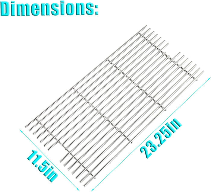 23 1/4 x 23 Inch Cooking Grid Grates Kit for Viking VGBQ 30, VGBQ 41, VGBQ 53 in T Series Gas Grills