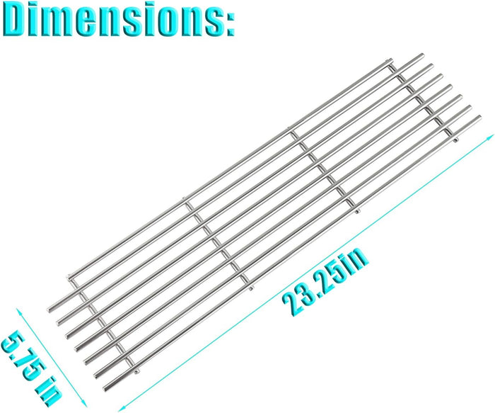23 1/4 x 23 Inch Cooking Grid Grates Kit for Viking VGBQ 30, VGBQ 41, VGBQ 53 in T Series Gas Grills