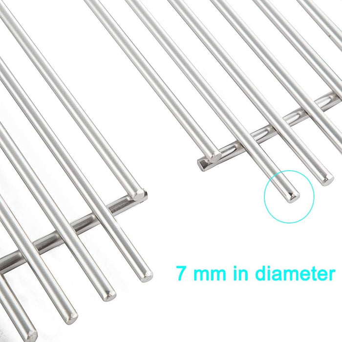 23 1/4 x 23 Inch Cooking Grid Grates Kit for Viking VGBQ 30, VGBQ 41, VGBQ 53 in T Series Gas Grills