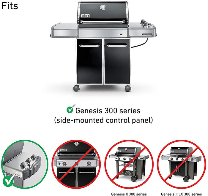 24.5 Flavor Bars for Weber Side Knobs Genesis E-310, E-320, 304-SUS 7539 7540 Replacement Parts