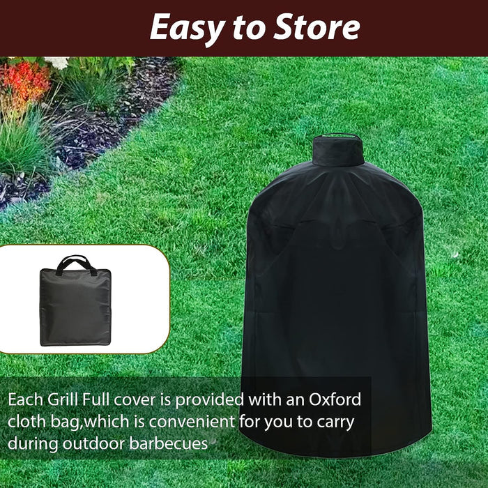 26 Inch Dia Grill Full Cover for Medium Big Green Egg Ceramic Kamado Grill