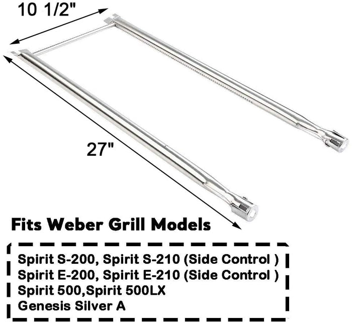 27" Grill Burner for Genesis Silver A Models, 7507 Replacement Parts