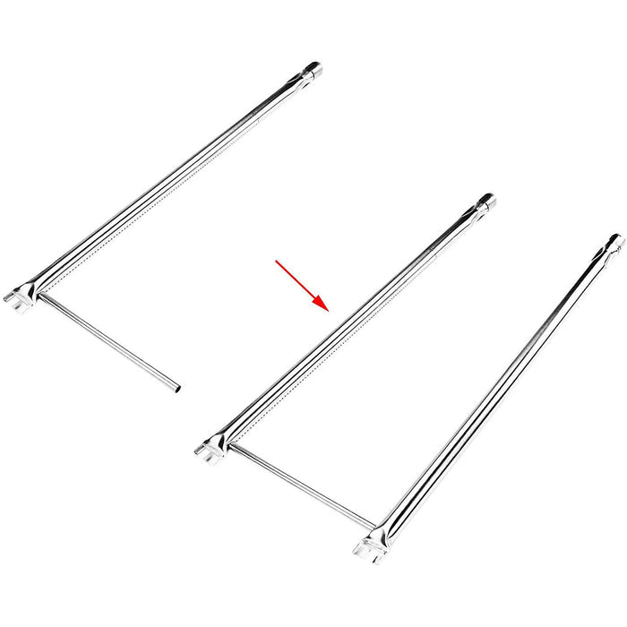 27" Grill Burner 7507 for Side Knobs Weber Spirit 200, 500 Series, 7507 Replacement Parts