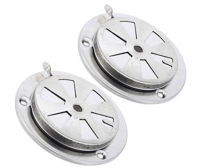2PCS Replacement Parts -BBQ Grill Smoker Exhaust Vent Stove Air Vent Damper