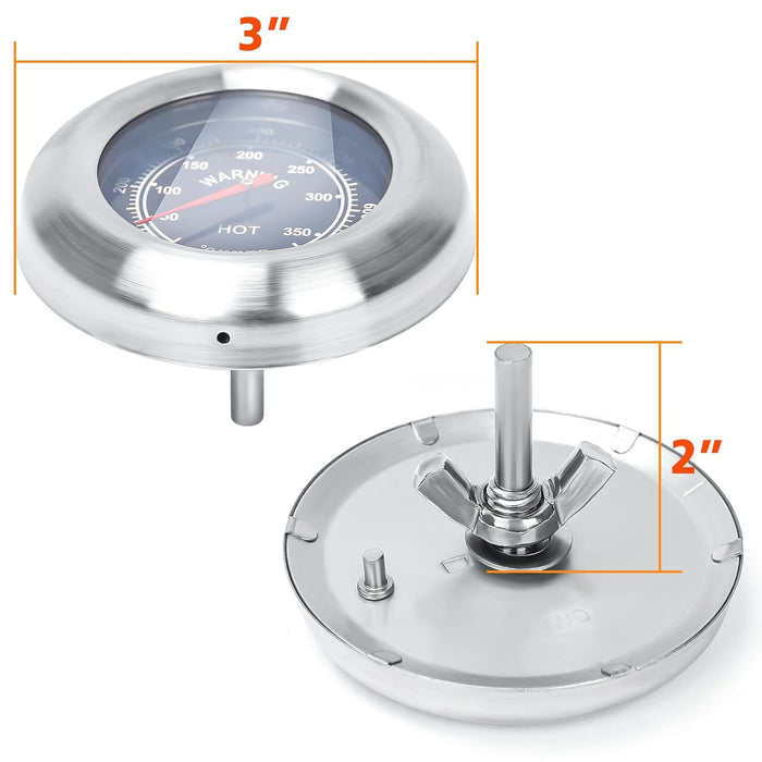 3'' Grill Thermometer Smoke Temp Gauge for Jenn-Air Gas Grills