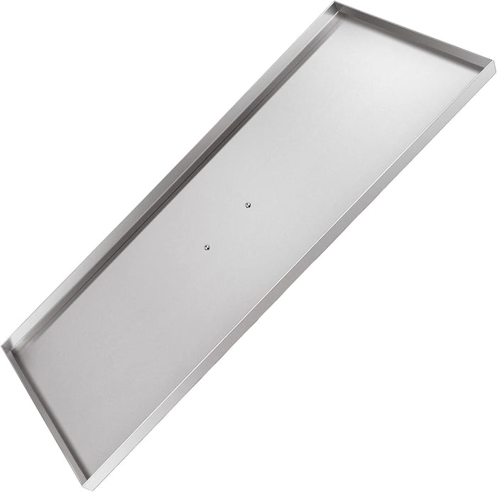 33" x 13" Rectangular Fire Pit Burner Pan Lid Cover Fits 30 x 10 Inch Drop-in Fire Pit Burner Pan