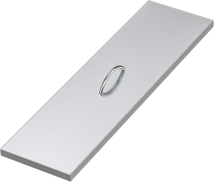 33" x 9" Rectangular Fire Pit Burner Pan Lid Cover Fits 30 x 6 Inch Drop-in Fire Pit Burner Pan