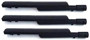 3Pcs Cast Iron Burenr Tubes for Charmglow 810-2320-B, 810-2300, 810-2300-B Gas Grills, 16 1/4 x 2 5/16"