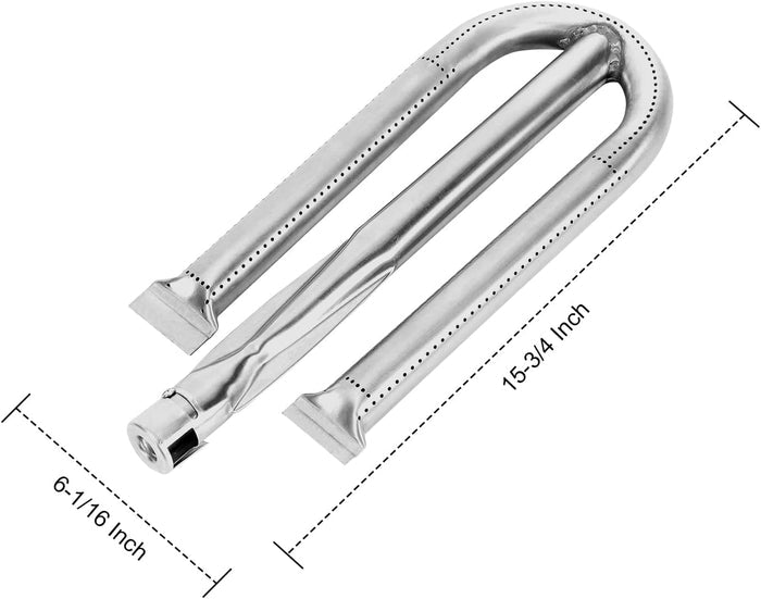 3Pcs Stainless Steel Grill Burner Tubes Kit for Lucullan MR3000, MR4000 Gas Grills
