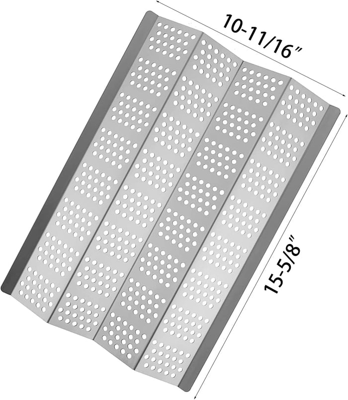 3Pcs Stainless Steel Heat Tent Plates fits for Calise OK2000, OK2000E, OK3000, OK3000E, OK4000 Gas Grills