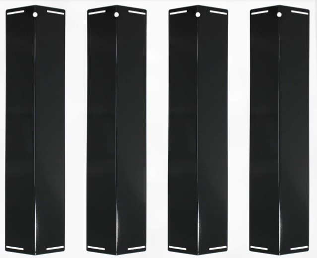 4-Pack Grill Heat Shield Plate Tent for Beaumark BM616, 16 1/2" Burner Cover Replacement Parts