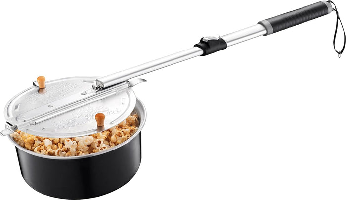 4 Quart Popcorn Pit Popper Campfire Fire Pit Popcorn Popper Theater Popcorn Outdoors