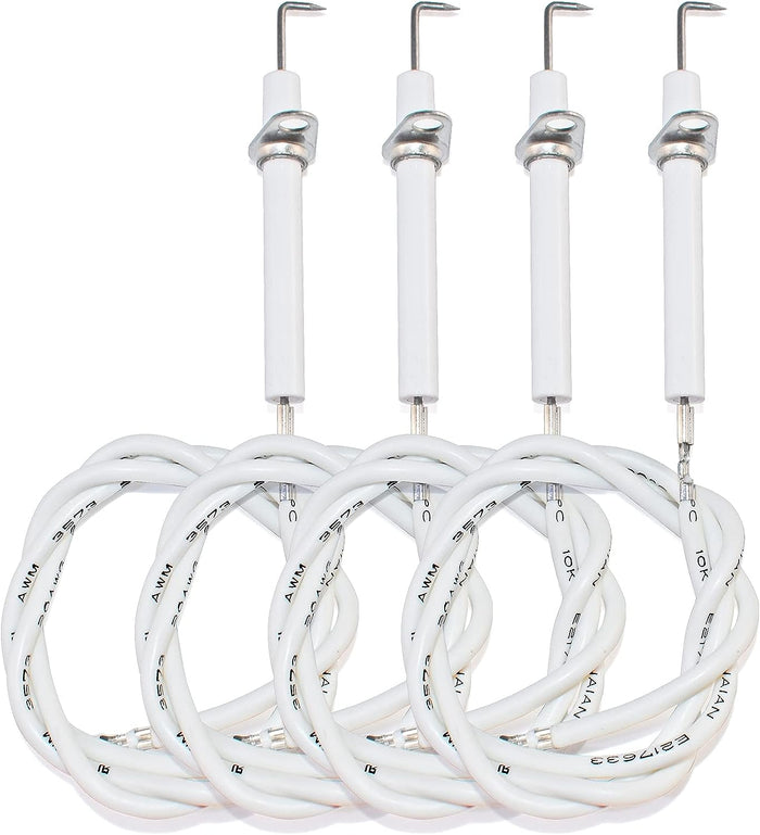 4Pcs Ceramic Electrode Igniters Kit fits for GrillPro 216524, 216954, 218544 Gas Grills