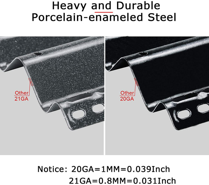 4Pcs Heat Plates Shield Sear Plate Replacement Parts for Saber Gas Grills