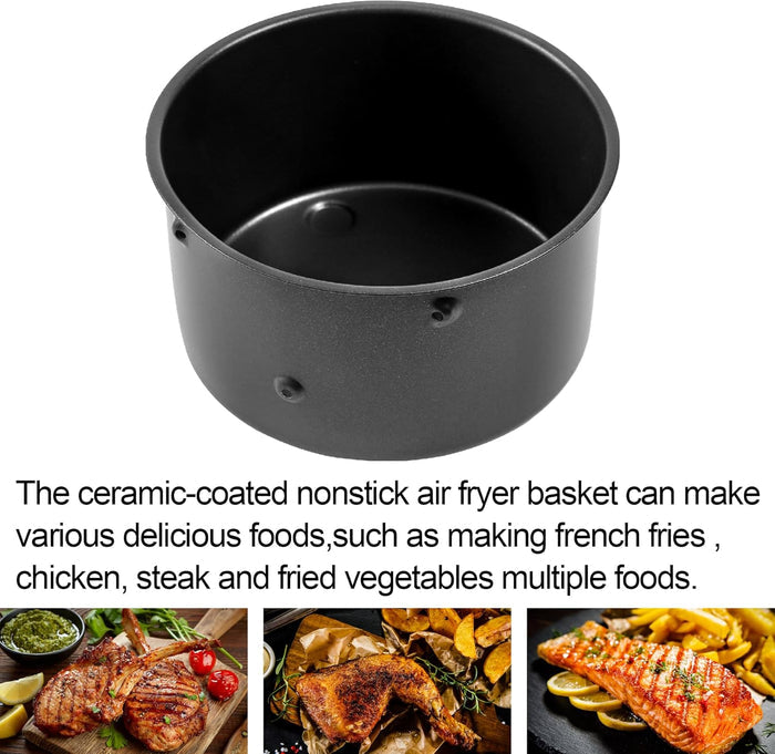 4QT Air Fryer Basket for Ninja AF101, AF100, AF100C, AF101BRN, AF101C, AF101NP, AF101QAQ, AF101QBK Air Fryers