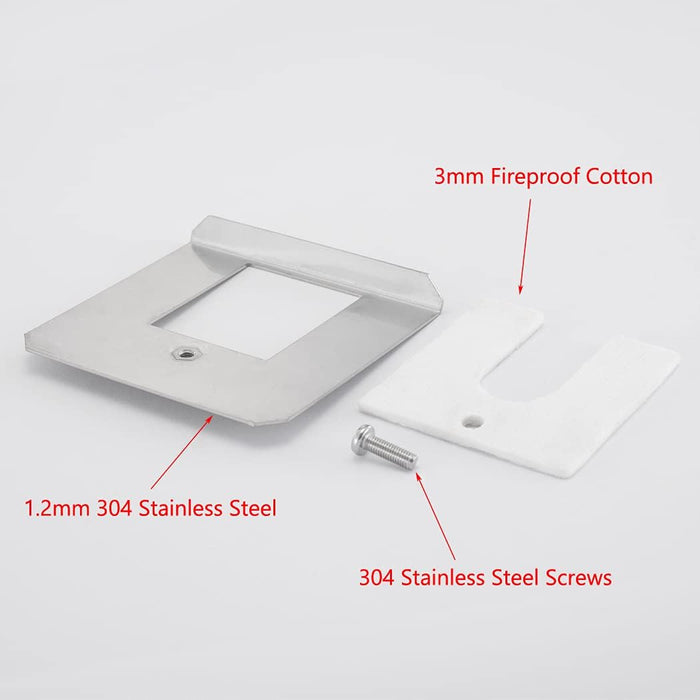 50003457 Burner Reinforcement Plates Kit fits for Jenn-Air JA460, JA461, JA461P, JA480, JA580 Gas Grills