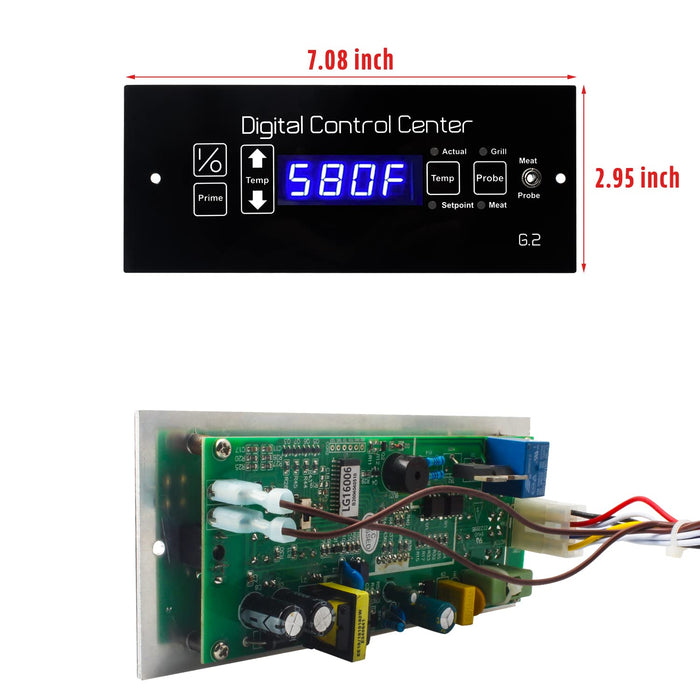 50125 G2 Digital Thermostat Control Board for Louisiana CS570, CS450, LG700, LG900 Grills