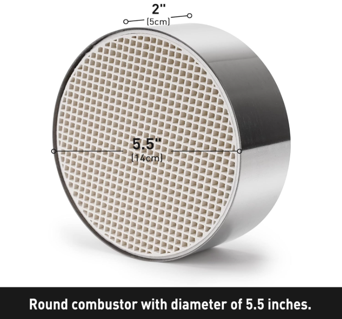 5.5" Wood Stove Ceramic Catalytic Combustor Replacement for Blaze King, DutchWest, Catalyst, Englander