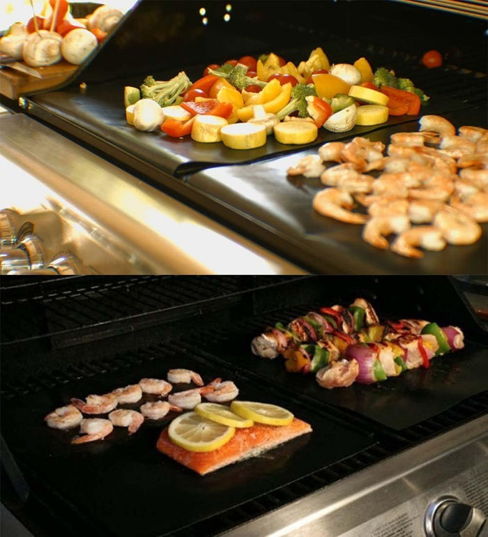 6 Pcs BBQ Grill Mat Set, Heavy Duty, Reusable, Easy to Clean and Non-Stick, 15.75 x 13 Inch