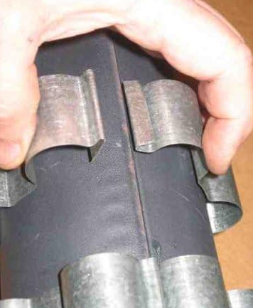 6 Stovepipe Heat Reclaim Radiators. 4 inch Dia wood stove pipe