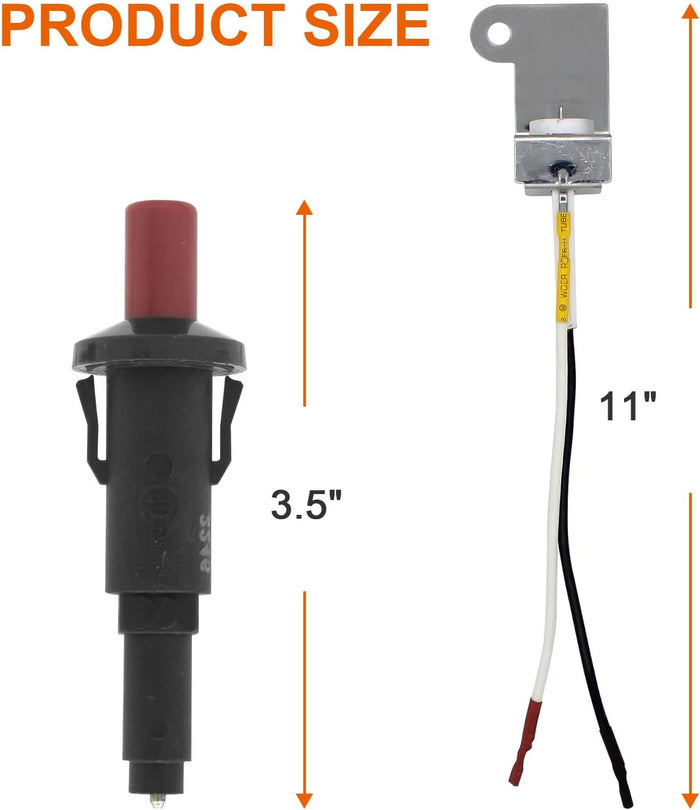 60092 Igniter Kit for Weber Q300, Q3000 Gas Grill Replacement Parts